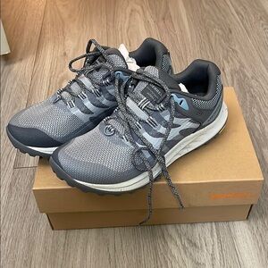 Merrell Gray Athletic Shoes with Breathable Mesh